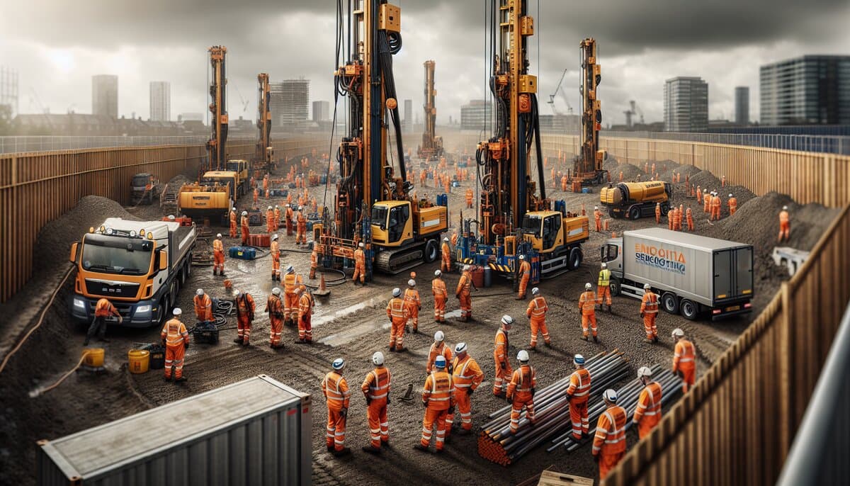 Drill Direct Team on Commercial Site